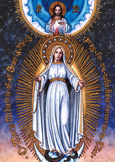 Prostredníčka všetkých milostí (Panna Mária)